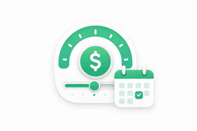 Set a monthly budget